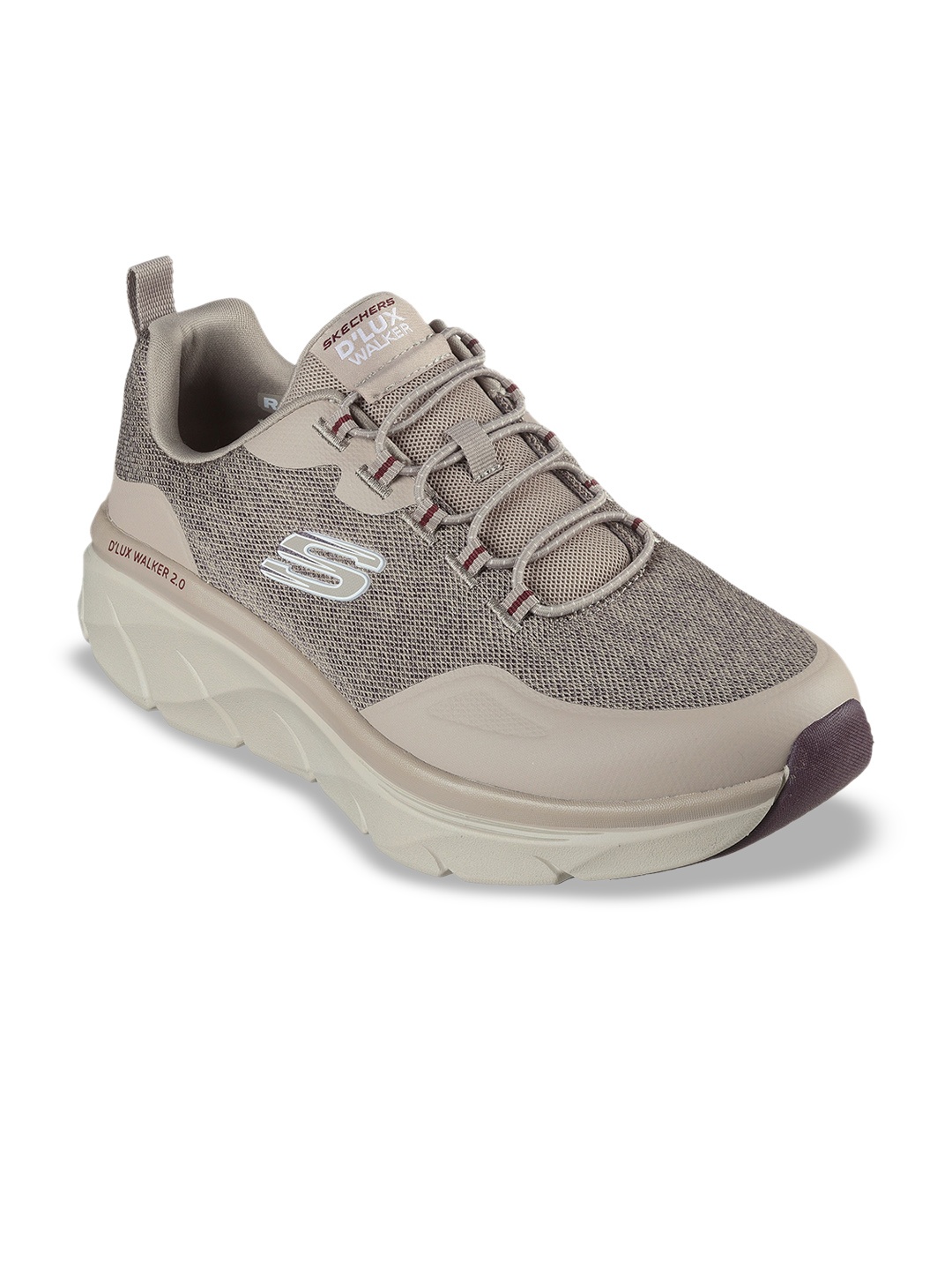 Skechers D'LUX WALKER 2.0 - STEADYWAY Men Textured Round Toe Lace Ups Sneakers, Taupe
Skechers D'LUX WALKER 2.0 - STEADYWAY Men Textured Round Toe Lace Ups Sneakers, Taupe