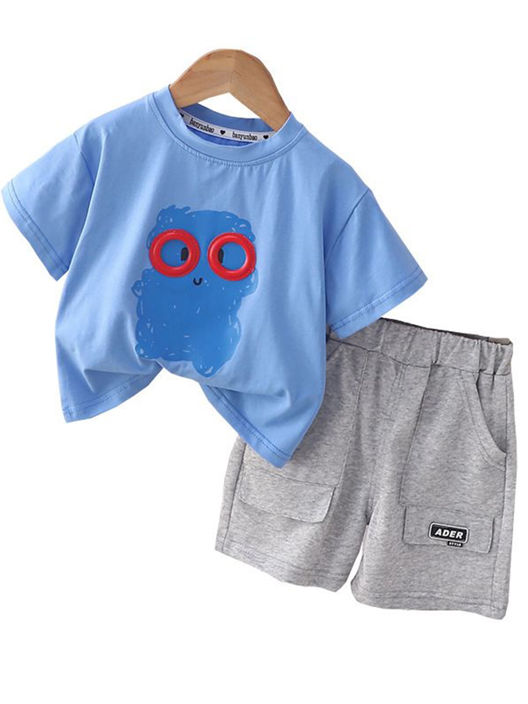 StyleCast x Revolte Infant Boys Pure Cotton Printed T-shirt With Shorts, Blue
StyleCast x Revolte Infant Boys Pure Cotton Printed T-shirt With Shorts, Blue