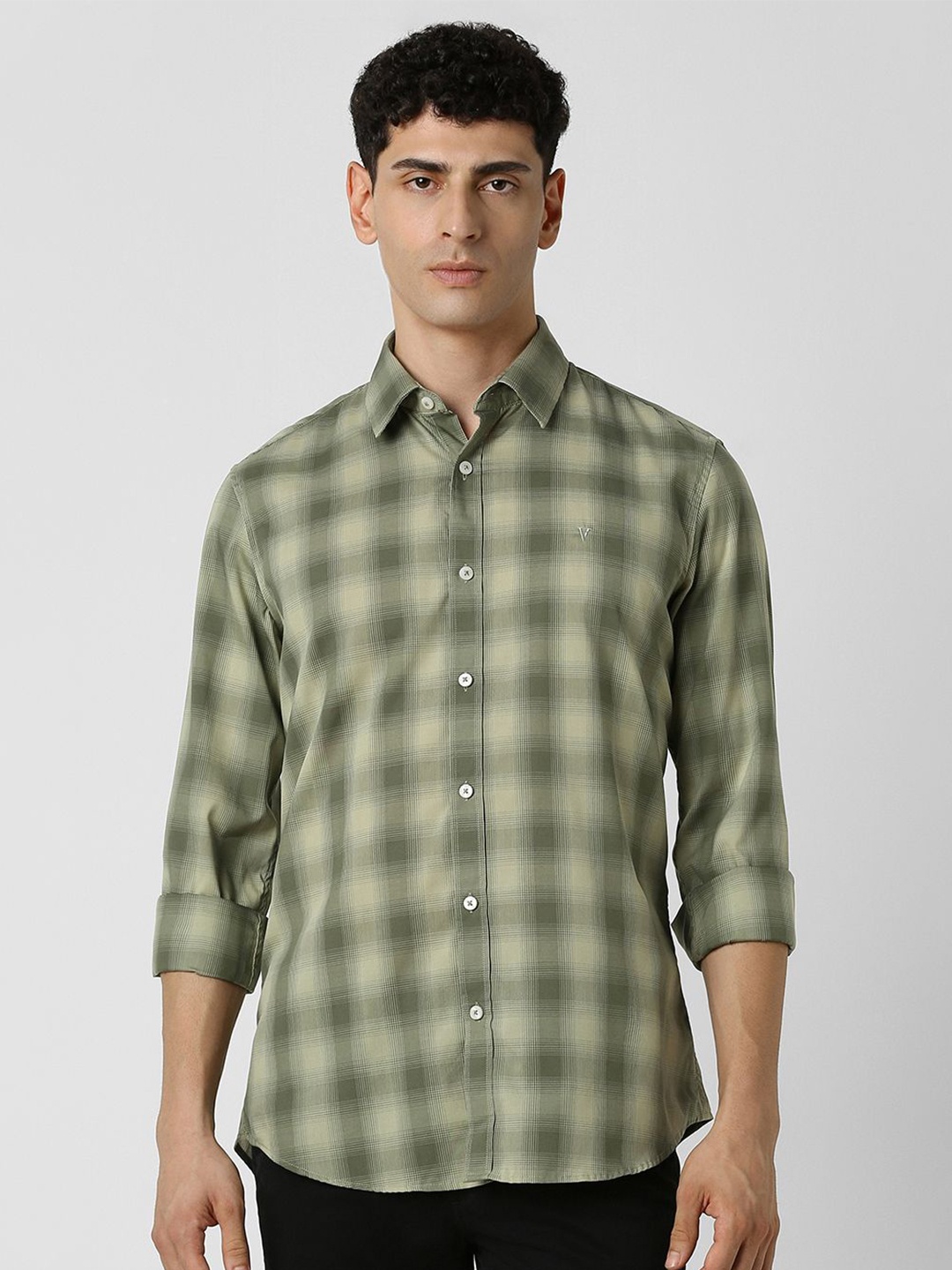 Van Heusen Sport Men Spread Collar Tartan Checked Cotton Slim Fit Casual Shirt, Olive
Van Heusen Sport Men Spread Collar Tartan Checked Cotton Slim Fit Casual Shirt, Olive