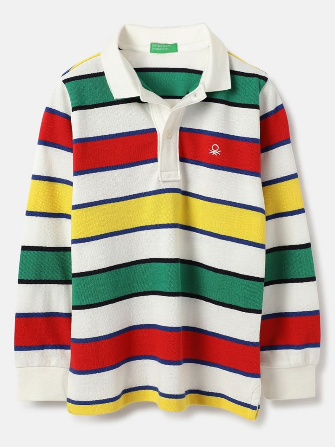 United Colors of Benetton Boys Striped Polo Collar Pure Cotton Pockets T-shirt, Multi
United Colors of Benetton Boys Striped Polo Collar Pure Cotton Pockets T-shirt, Multi