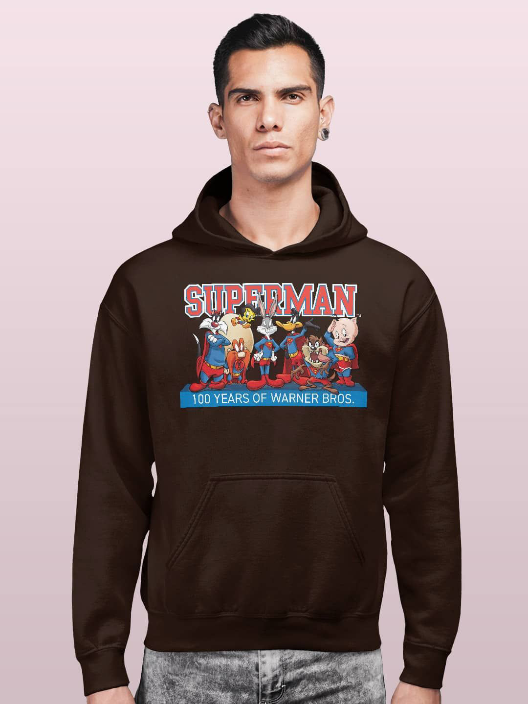 macmerise Men Printed Hooded Sweatshirt, Brown
macmerise Men Printed Hooded Sweatshirt, Brown