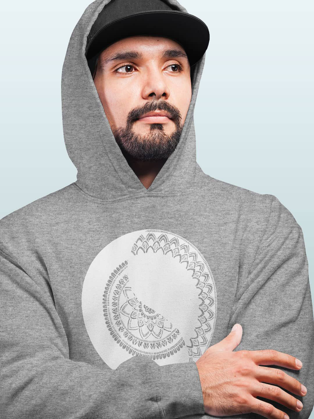 macmerise Men Printed Hooded Sweatshirt, Grey
macmerise Men Printed Hooded Sweatshirt, Grey