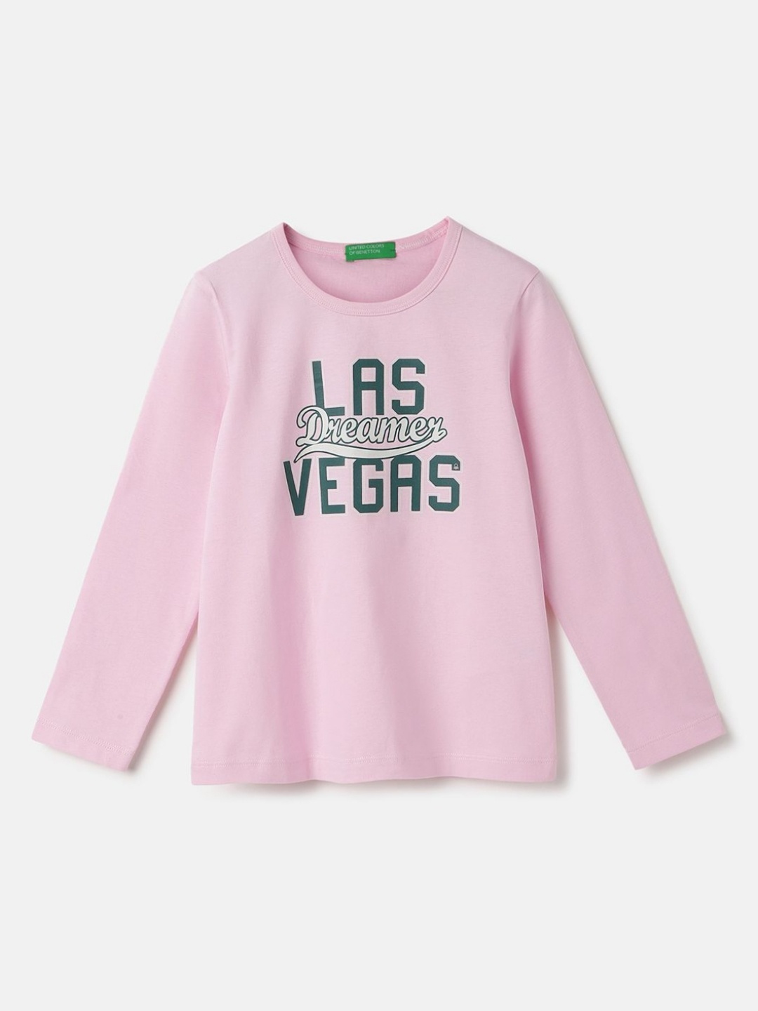 United Colors of Benetton Girls Typography Printed Pure Cotton Applique T-shirt, Pink
United Colors of Benetton Girls Typography Printed Pure Cotton Applique T-shirt, Pink