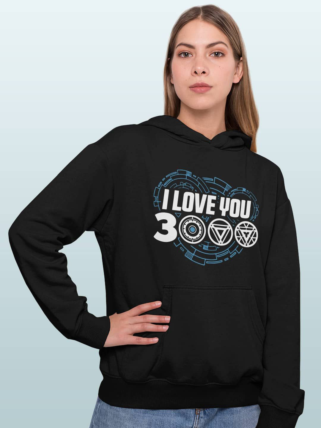 macmerise Women Printed Hooded Sweatshirt, Black 
macmerise Women Printed Hooded Sweatshirt, Black