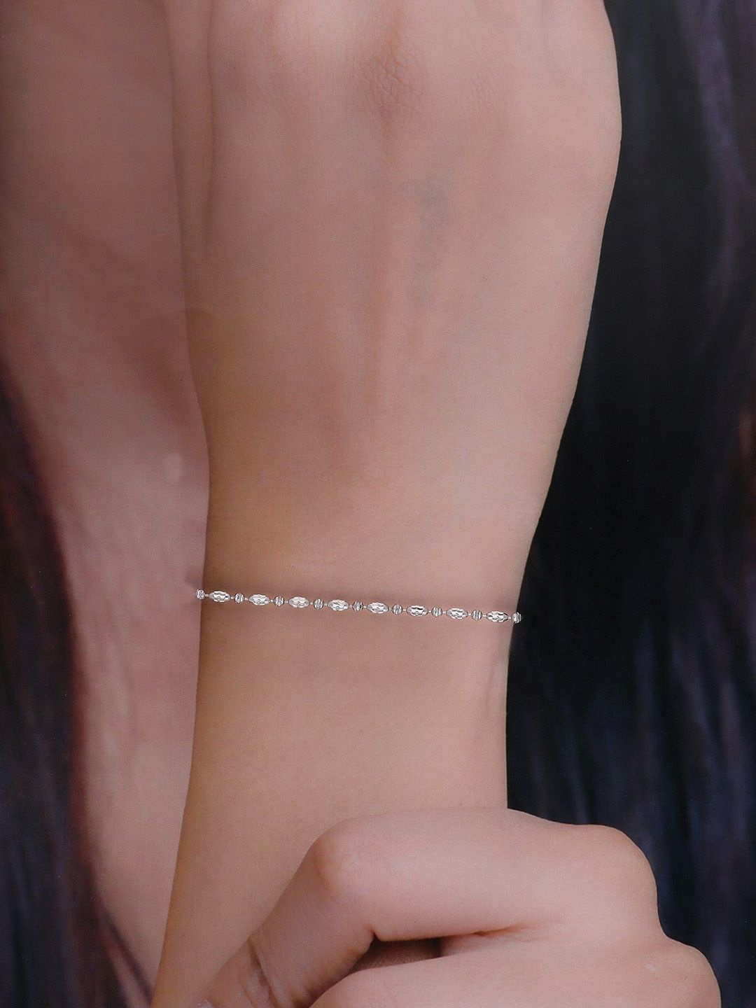 KAI JEWEL Minimalistic 925 Sterling Silver Rhodium-Plated Cubic Zirconia Link Bracelet
KAI JEWEL Minimalistic 925 Sterling Silver Rhodium-Plated Cubic Zirconia Link Bracelet