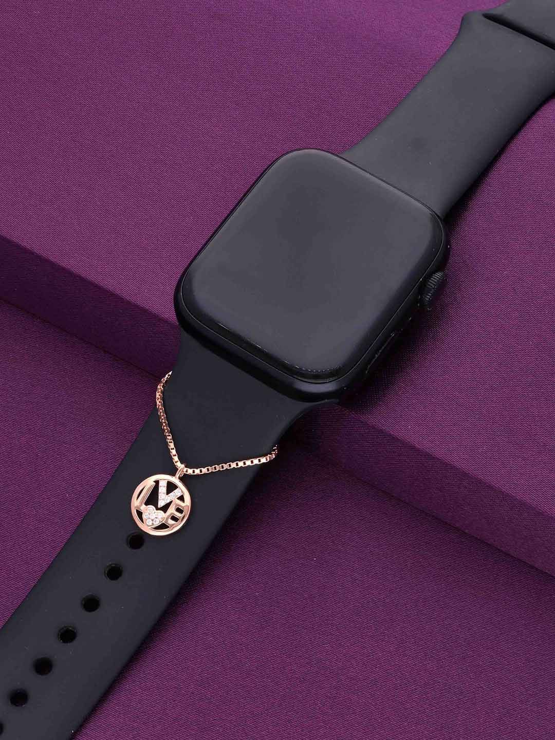 KAI JEWEL Embellished 92.5 Sterling Silver Stone Studded Watch Charm, Rose gold
KAI JEWEL Embellished 92.5 Sterling Silver Stone Studded Watch Charm, Rose gold