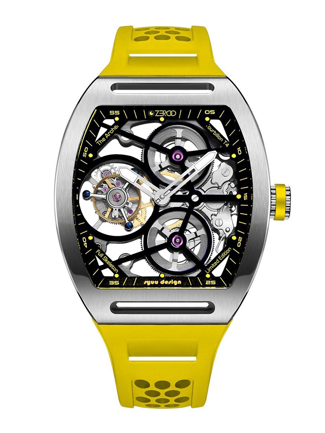 ZEROO Unisex Dial & Leather Bracelet Style Straps Analogue Watch ZT004SYW, Yellow
ZEROO Unisex Dial & Leather Bracelet Style Straps Analogue Watch ZT004SYW, Yellow