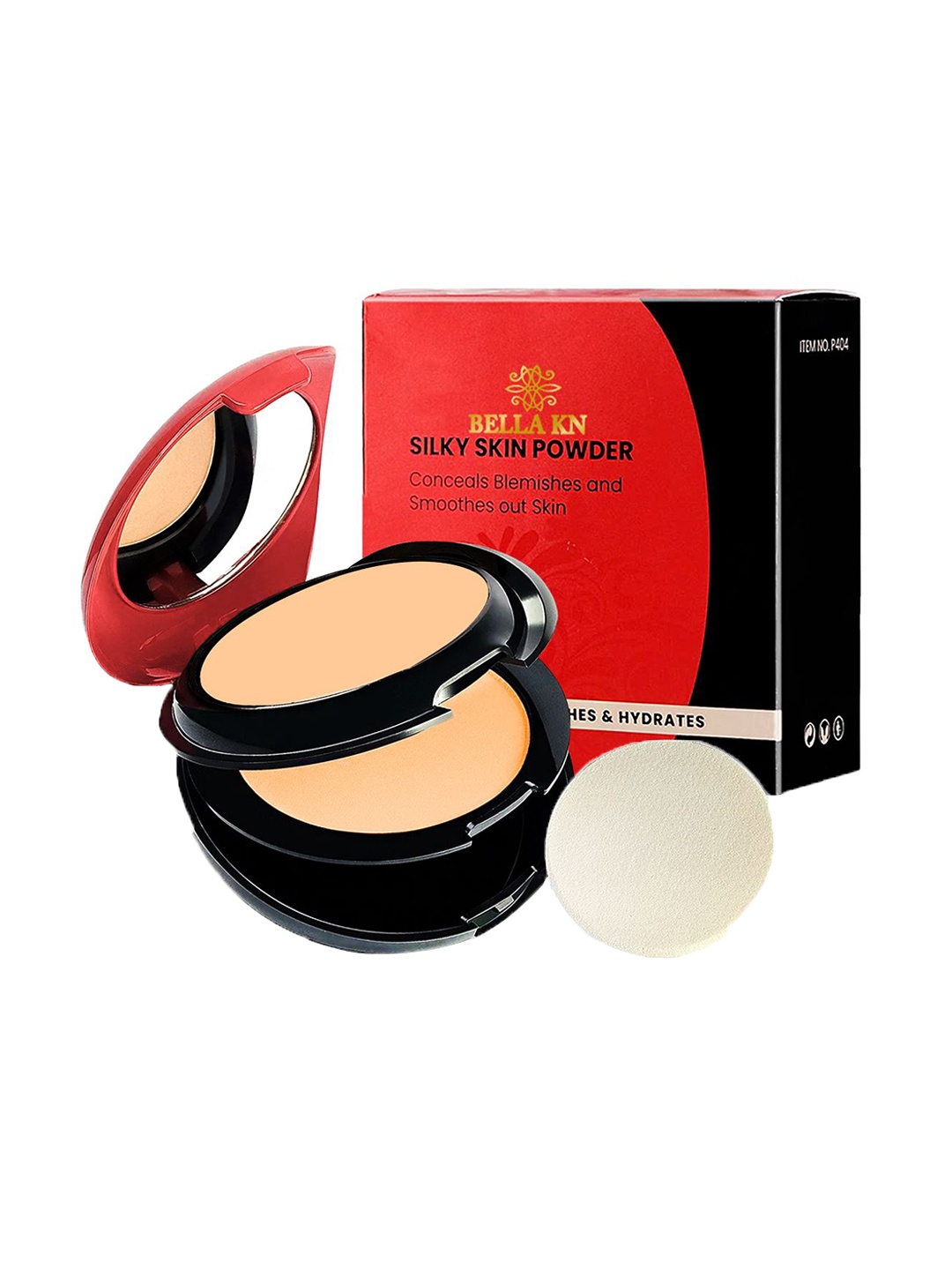 Adbeni Bella KN Travel-Friendly Compact Powder With Mirror & Applicator- 20g-Shade-04, Beige
Adbeni Bella KN Travel-Friendly Compact Powder With Mirror & Applicator- 20g-Shade-04, Beige