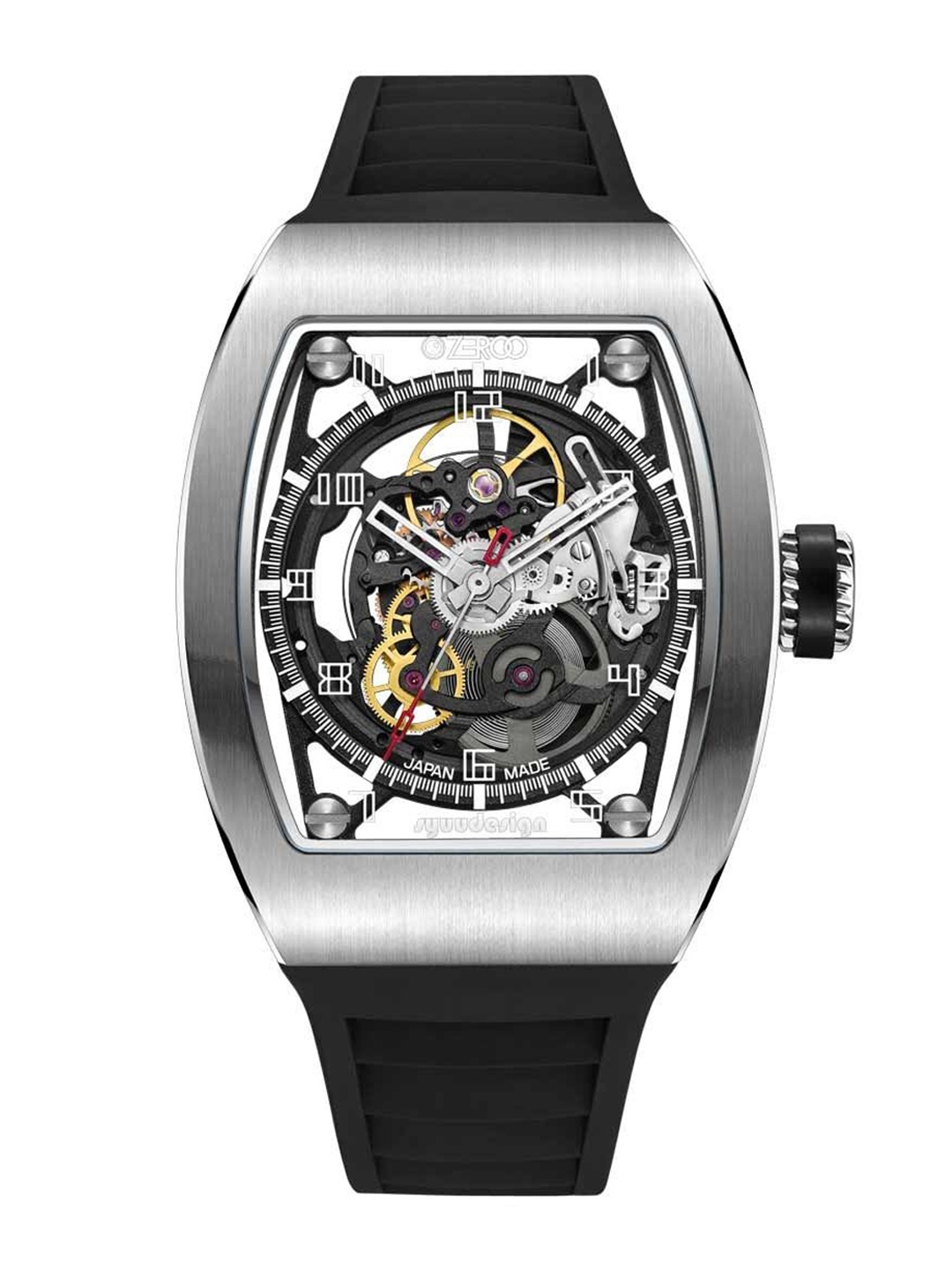 ZEROO Unisex Textured Dial & Leather Straps Analogue Automatic Watch ZM002SBK, Black
ZEROO Unisex Textured Dial & Leather Straps Analogue Automatic Watch ZM002SBK, Black