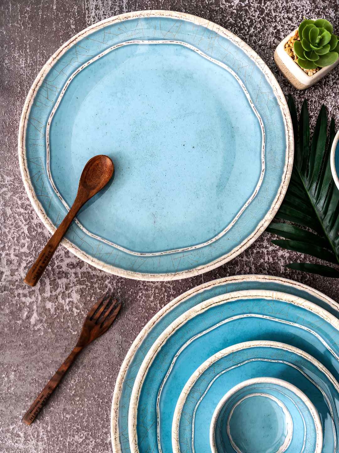 Servewell Blue & White 6 Pcs Abstarct Printed Melamine Dishwasher Safe Dinner Plate Set
Servewell Blue & White 6 Pcs Abstarct Printed Melamine Dishwasher Safe Dinner Plate Set