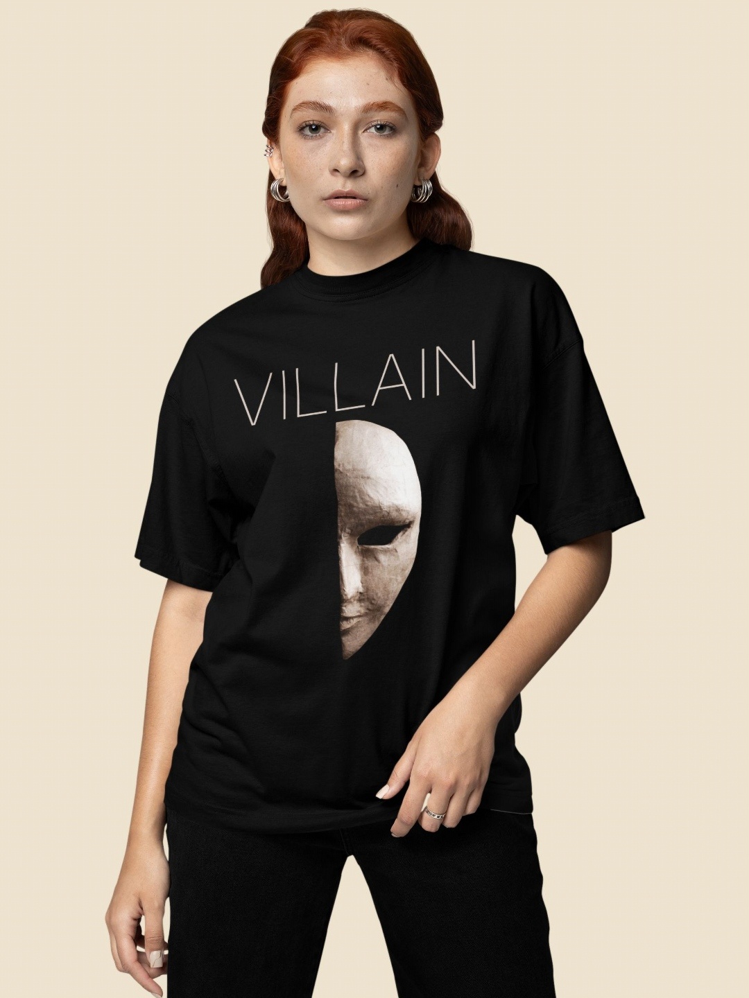 Beetein Lamhein Women Bio Finish Graphic Printed Round Neck Cotton Oversized T-Shirt, Black
Beetein Lamhein Women Bio Finish Graphic Printed Round Neck Cotton Oversized T-Shirt, Black