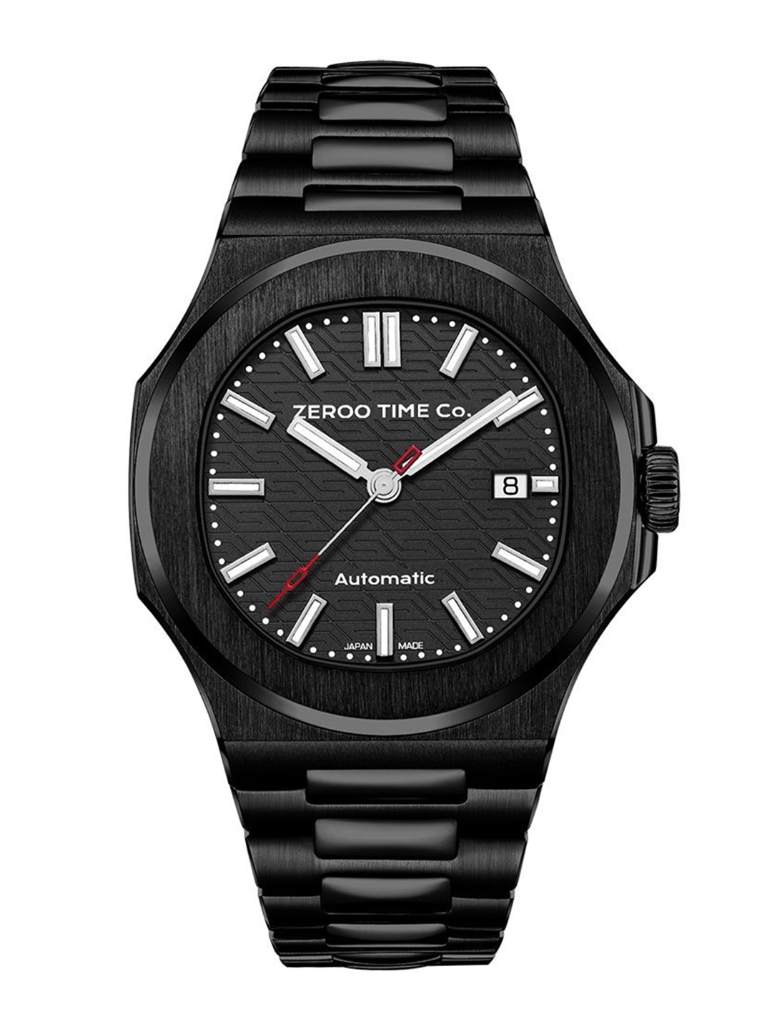 ZEROO Unisex Dial & Stainless Steel Bracelet Straps Analogue Automatic Watch ZM003CBBK, Black
ZEROO Unisex Dial & Stainless Steel Bracelet Straps Analogue Automatic Watch ZM003CBBK, Black