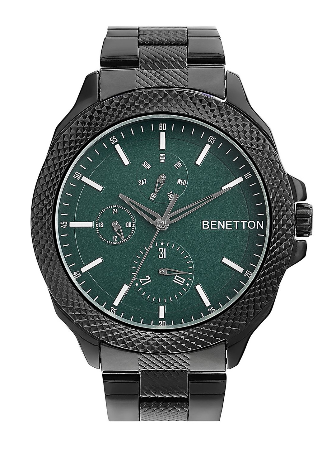 United Colors of Benetton Men Brass Bracelet Style Straps Analogue Watch UWUCG1702, Black
United Colors of Benetton Men Brass Bracelet Style Straps Analogue Watch UWUCG1702, Black