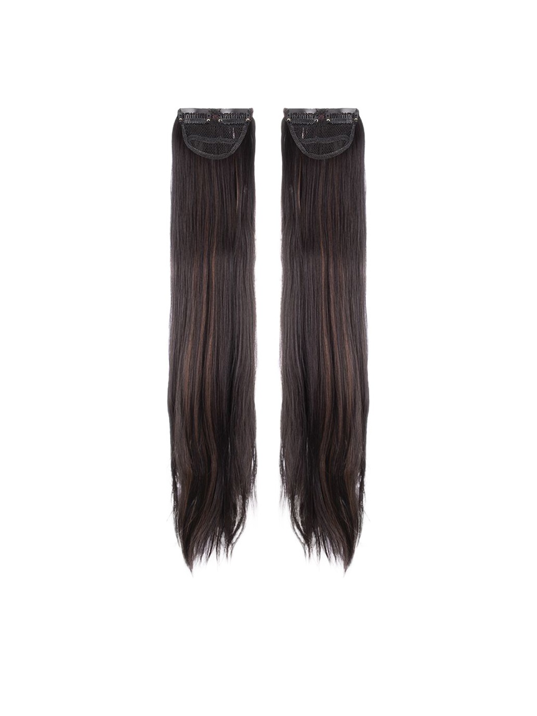 Streak Street Set Of 2 Clip In Straight Hair Extension - 24 Inch Each - Dark Brown Patches, Copper
Streak Street Set Of 2 Clip In Straight Hair Extension - 24 Inch Each - Dark Brown Patches, Copper