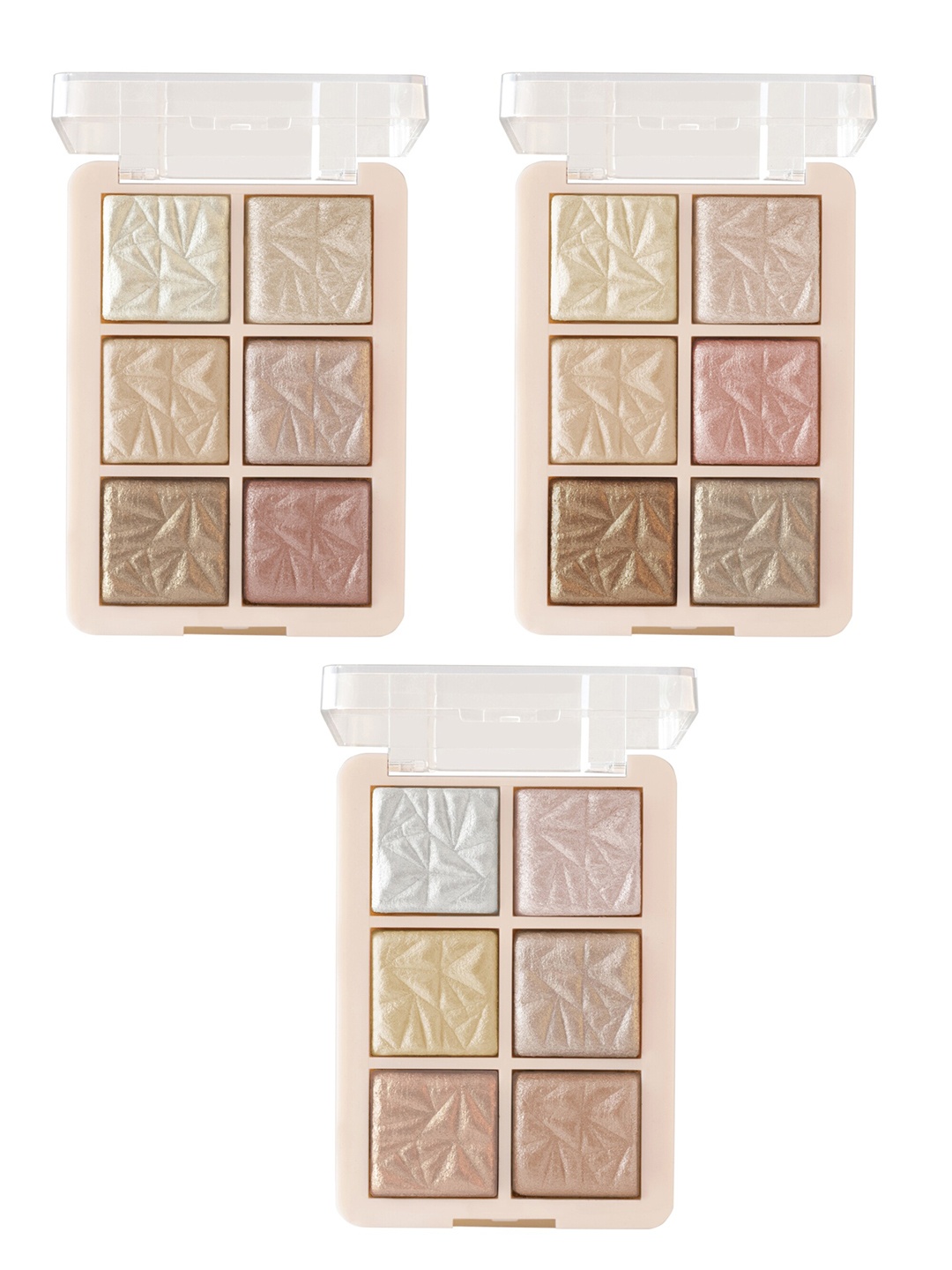 MARS Glowzilla Palette 3Pcs Long Lasting Illuminating Highlighters-12gm Each-Shade01-02-03, Nude
MARS Glowzilla Palette 3Pcs Long Lasting Illuminating Highlighters-12gm Each-Shade01-02-03, Nude