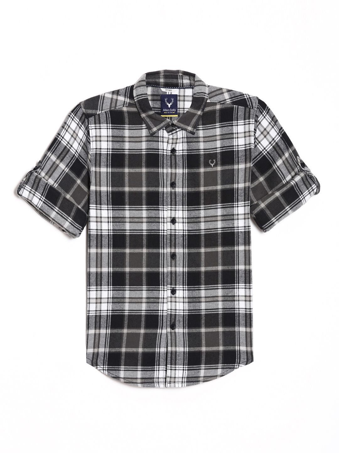 Allen Solly Junior Boys Spread Collar Tartan Checked Cotton Slim Fit Casual Shirt, Black
Allen Solly Junior Boys Spread Collar Tartan Checked Cotton Slim Fit Casual Shirt, Black