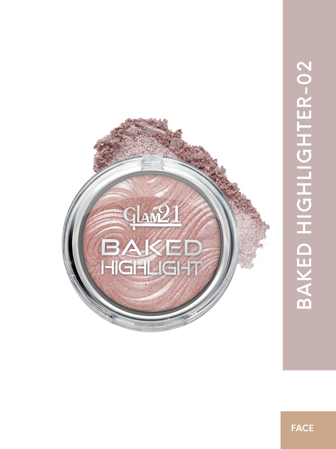 GLAM21 Silky Pigments Metallic Finish Long Lasting Shimmer Baked Highlighter 8g - Shade 02, Pink
GLAM21 Silky Pigments Metallic Finish Long Lasting Shimmer Baked Highlighter 8g - Shade 02, Pink