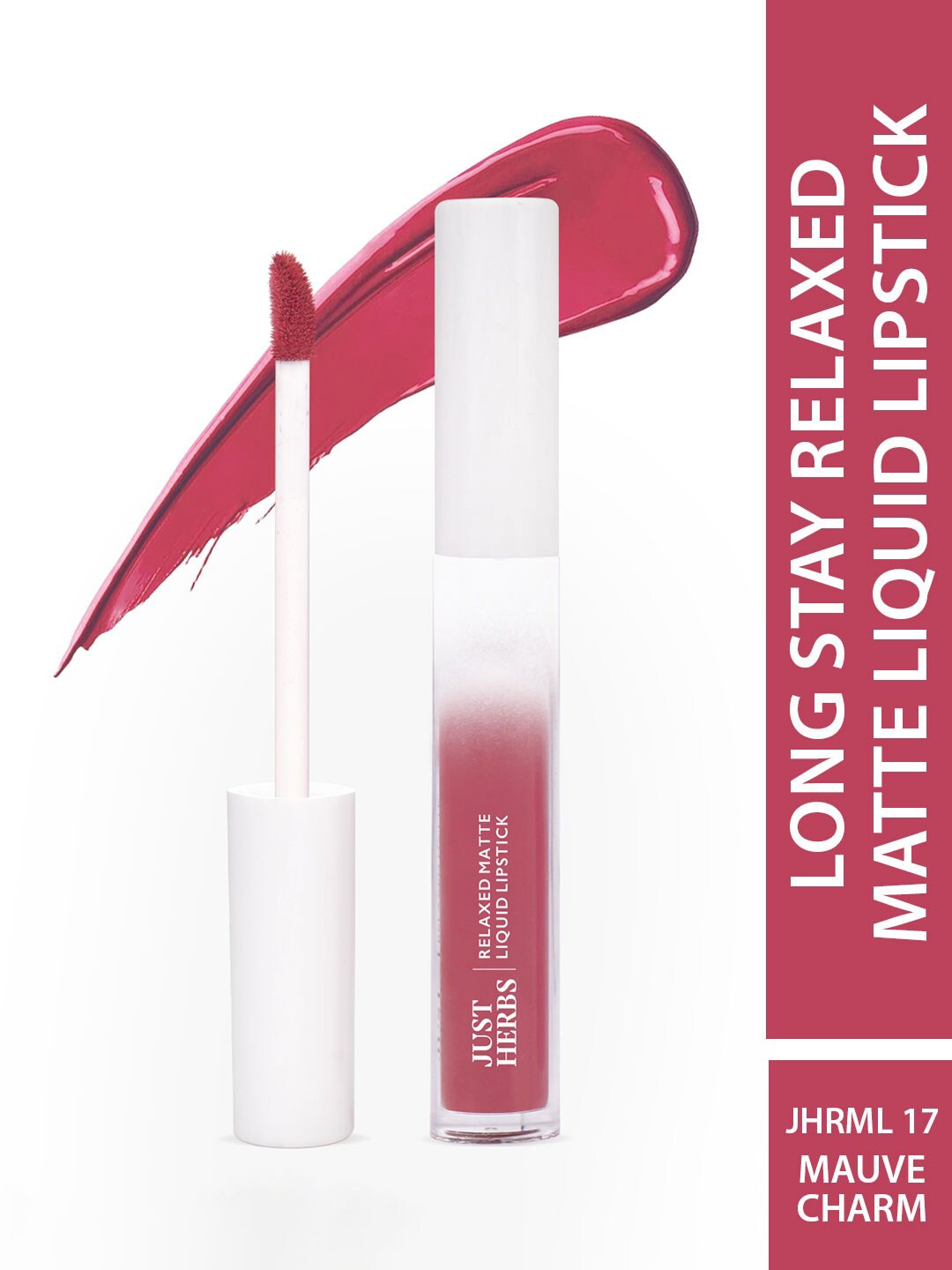 Just Herbs Relaxed Matte Long Stay Liquid Lipstick With Vitamin E - 4ml - Mauve Charm 17, Na
Just Herbs Relaxed Matte Long Stay Liquid Lipstick With Vitamin E - 4ml - Mauve Charm 17, Na