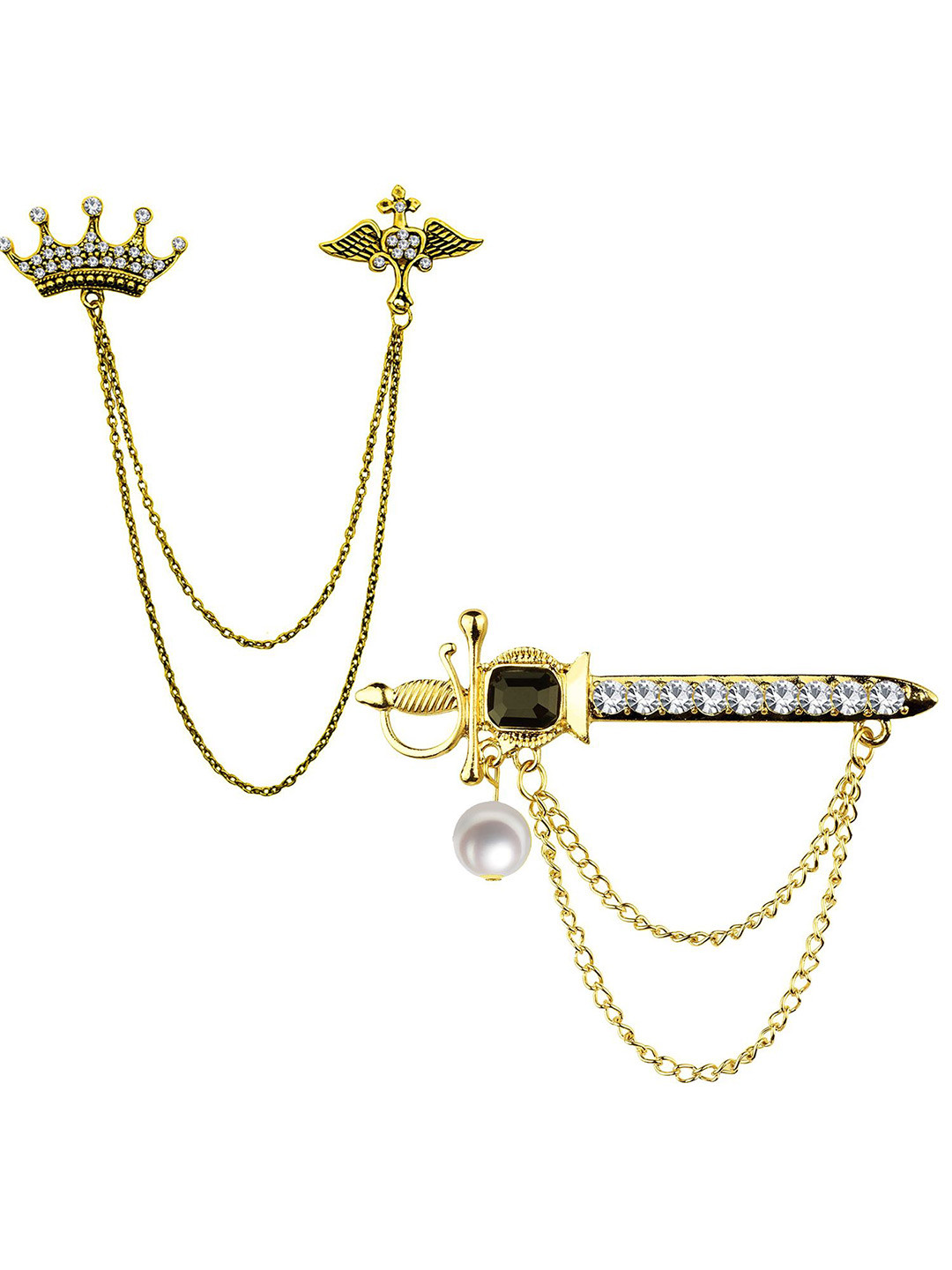 Okos Men Brooch, Gold
Okos Men Brooch, Gold