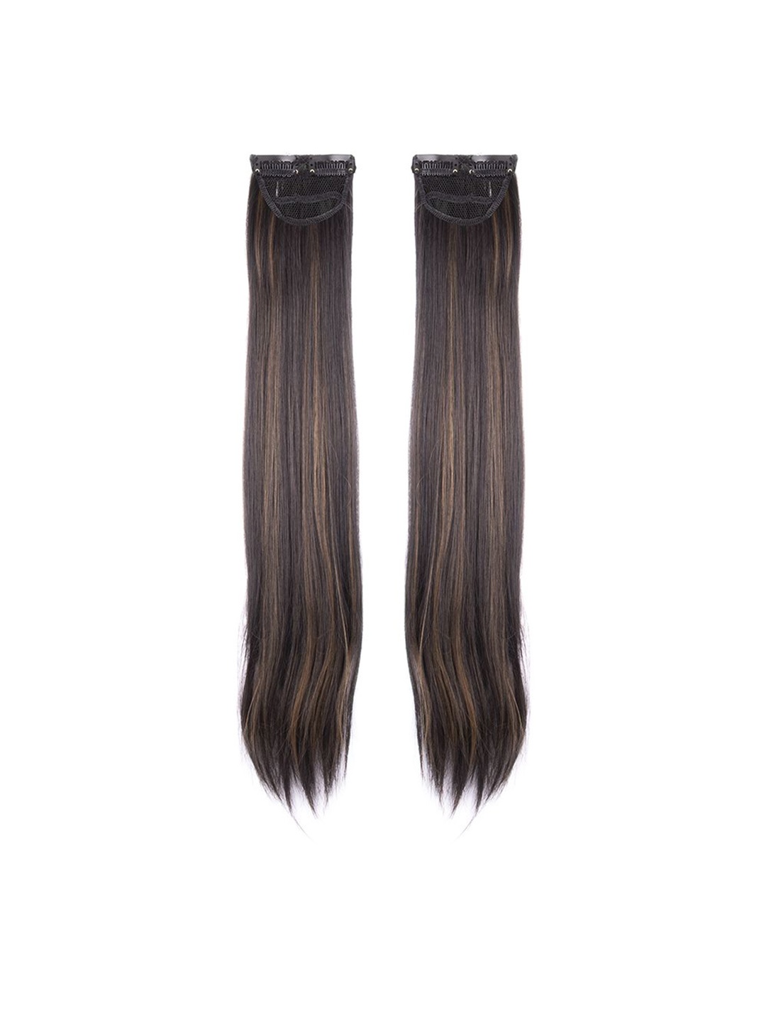 Streak Street Set Of 2 Clip In Straight Hair Extension - 24 Inch Each - Dark Brown With Go, Gold
Streak Street Set Of 2 Clip In Straight Hair Extension - 24 Inch Each - Dark Brown With Go, Gold