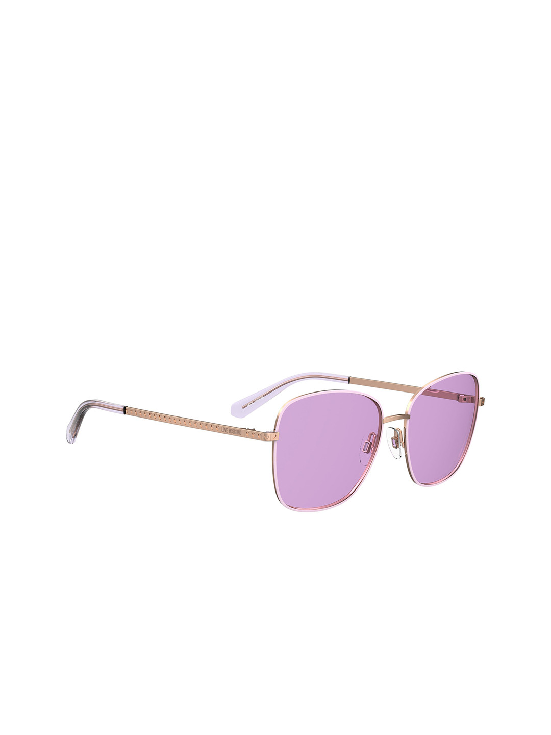 LOVE MOSCHINO Heart Women Square Sunglasses with UV Protected Lens 716736797014, Violet
LOVE MOSCHINO Heart Women Square Sunglasses with UV Protected Lens 716736797014, Violet