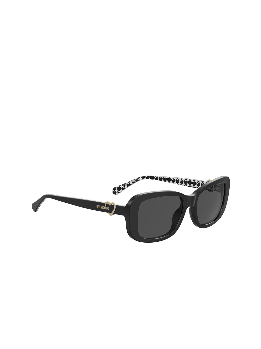LOVE MOSCHINO Heart Women Rectangle Sunglasses with UV Protected Lens 716736789460, Black
LOVE MOSCHINO Heart Women Rectangle Sunglasses with UV Protected Lens 716736789460, Black