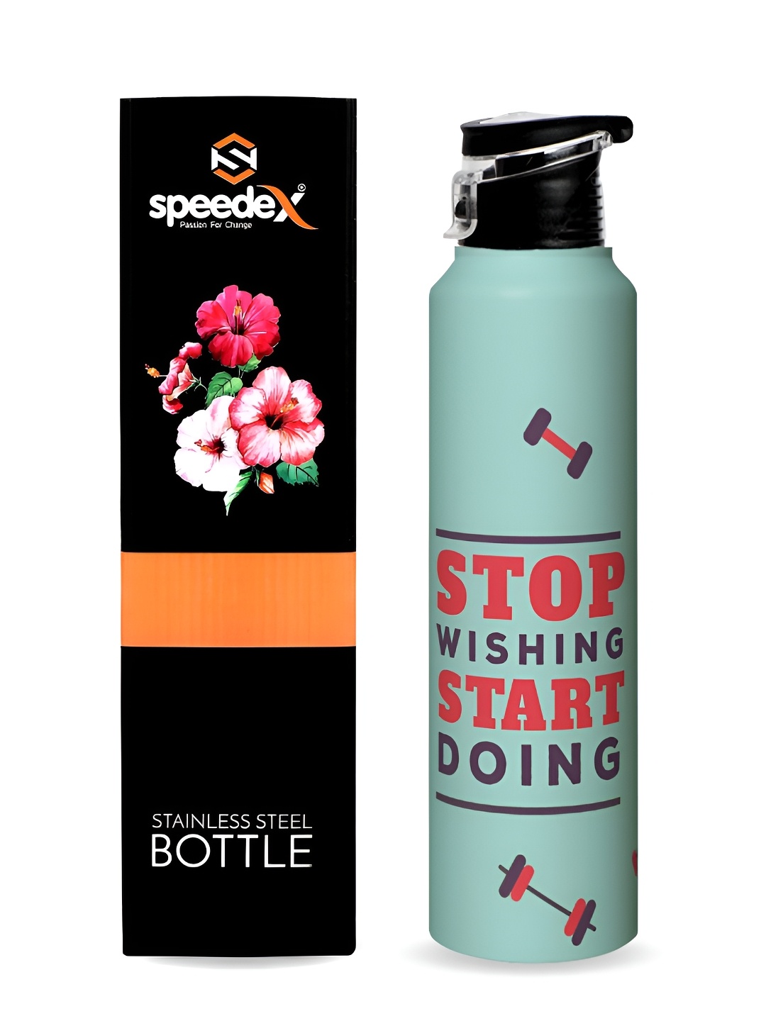 Speedex Green & Red Stainless Steel Typography Printed Single Wall Vacuum Water Bottle 1L
Speedex Green & Red Stainless Steel Typography Printed Single Wall Vacuum Water Bottle 1L
