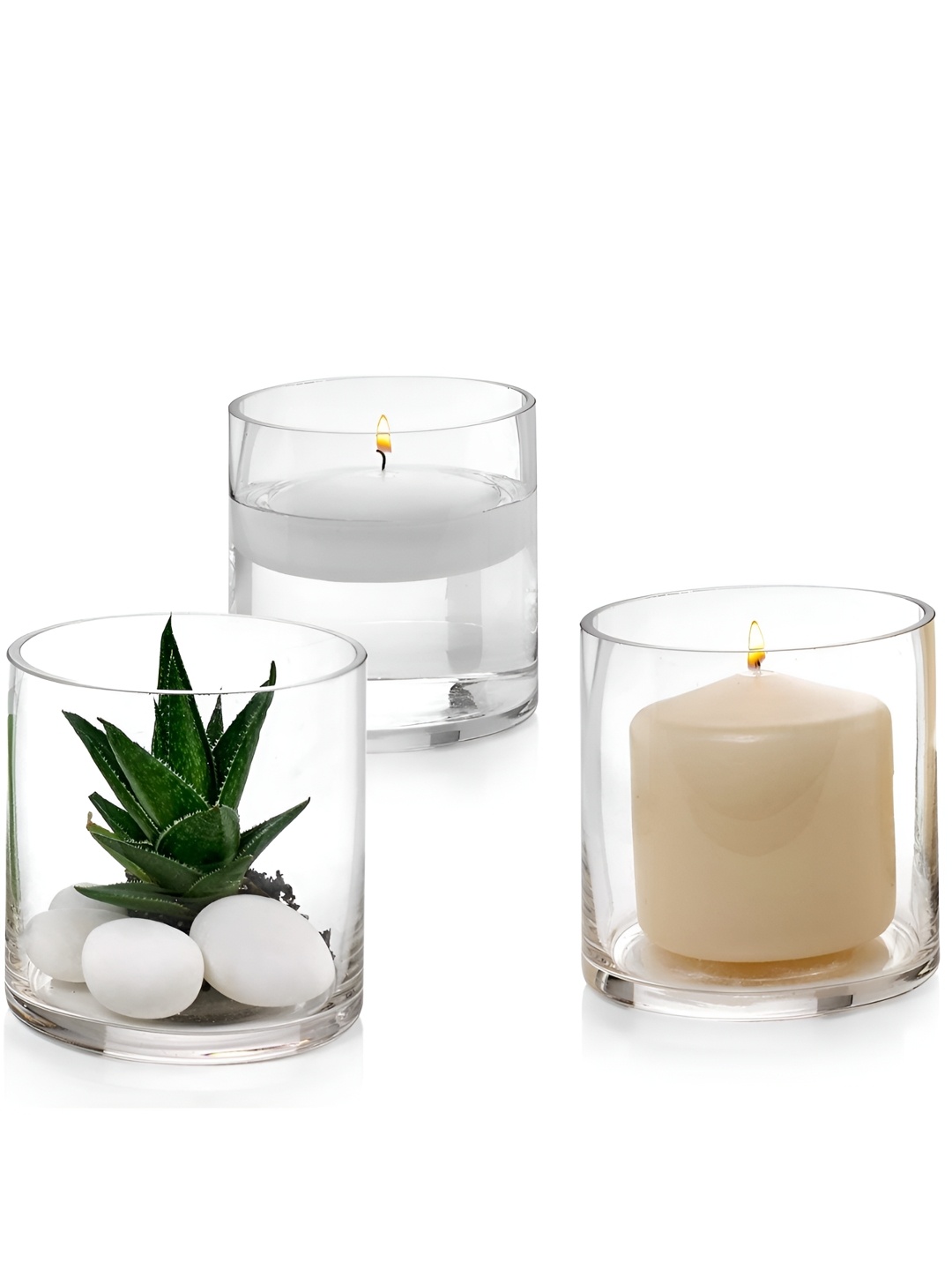 Clovefry Glass Cylinder Vases 3 Inch Tall X 3 Inch Round vase for Home Decor, Transparent
Clovefry Glass Cylinder Vases 3 Inch Tall X 3 Inch Round vase for Home Decor, Transparent
