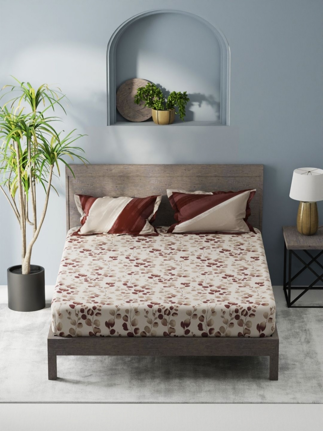 KOPA Denim Cotton Brown & Beige Floral Microfiber 200 TC King Bedsheet Set 2.31 m X 2.54 m
KOPA Denim Cotton Brown & Beige Floral Microfiber 200 TC King Bedsheet Set 2.31 m X 2.54 m