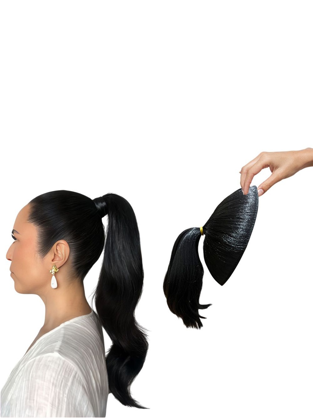 D-Divine Ball Head Wig Wrapped With Grapefruit Peel Flower Bud Head Ponytail- 35 cm- Black
D-Divine Ball Head Wig Wrapped With Grapefruit Peel Flower Bud Head Ponytail- 35 cm- Black