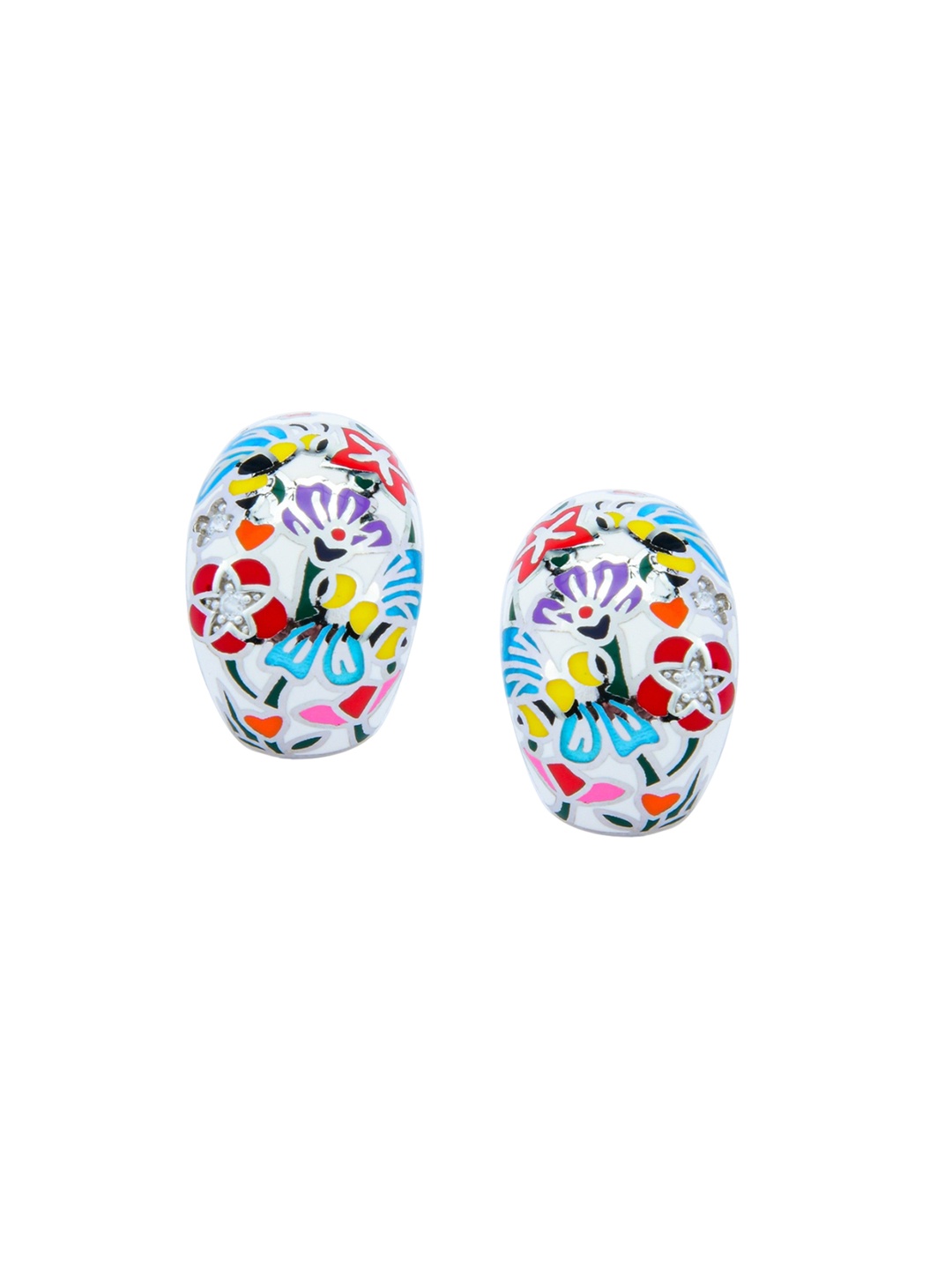 Nipura 925 Sterling Silver Rhodium-Plated Cubic Zirconia Contemporary Studs Earrings
Nipura 925 Sterling Silver Rhodium-Plated Cubic Zirconia Contemporary Studs Earrings
