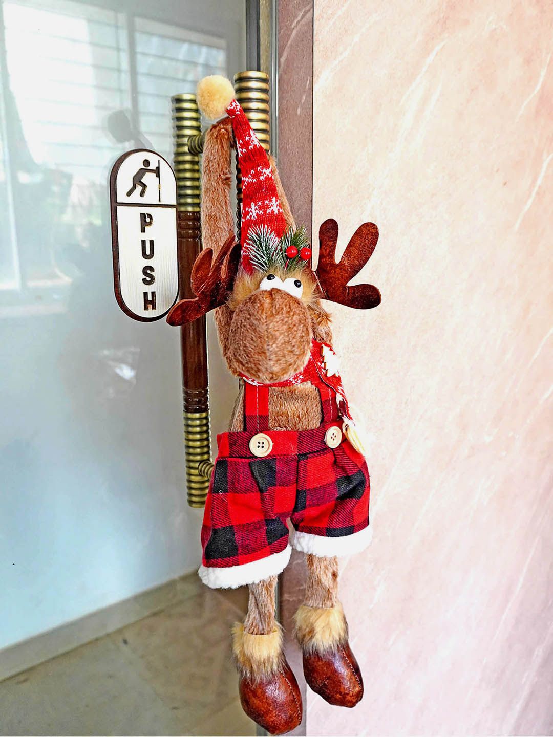 Little Surprise Box LLP Kids Striped Frock Reindeer Hanging Christmas Decor, Red
Little Surprise Box LLP Kids Striped Frock Reindeer Hanging Christmas Decor, Red