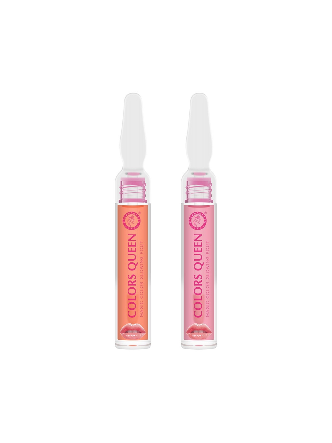 Colors Queen Set Of 2 Magic Lip Color Glowing Pout Lip Tint-4g-Each-Shade-04-01, Orange
Colors Queen Set Of 2 Magic Lip Color Glowing Pout Lip Tint-4g-Each-Shade-04-01, Orange