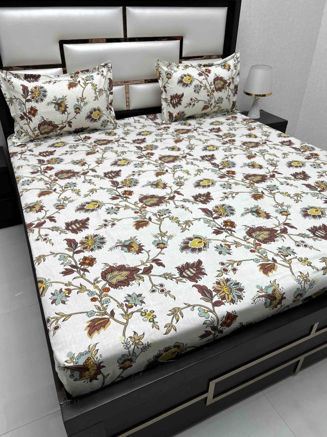 Pure Decor Queen Size Double Bedsheet With 2 Pillow Covers 2.28m X 2.54m, White
Pure Decor Queen Size Double Bedsheet With 2 Pillow Covers 2.28m X 2.54m, White