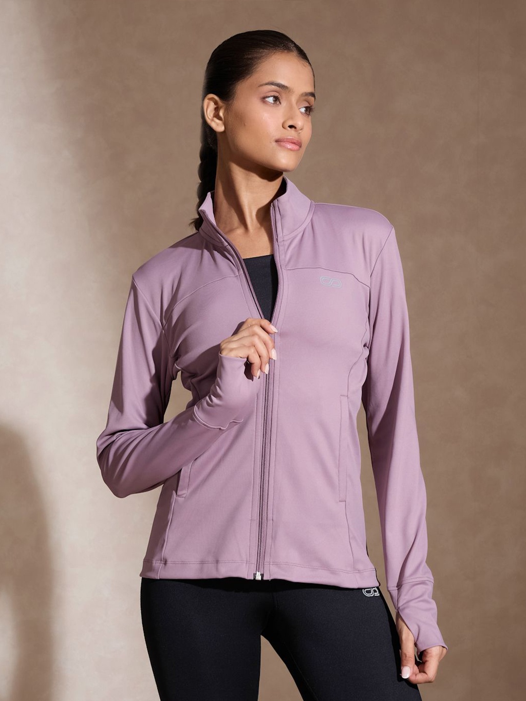 Silvertraq Women Colourblocked Polyester Lightweight Crop Training or Gym Sporty Jacket, Purple
Silvertraq Women Colourblocked Polyester Lightweight Crop Training or Gym Sporty Jacket, Purple