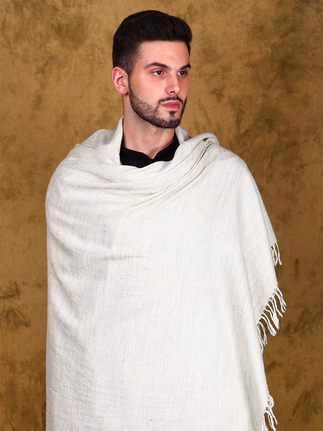 Exotic India Solitary-Star Yak Wool Dushala Shawl (Lohi) for Men from Kullu, Off white
Exotic India Solitary-Star Yak Wool Dushala Shawl (Lohi) for Men from Kullu, Off white