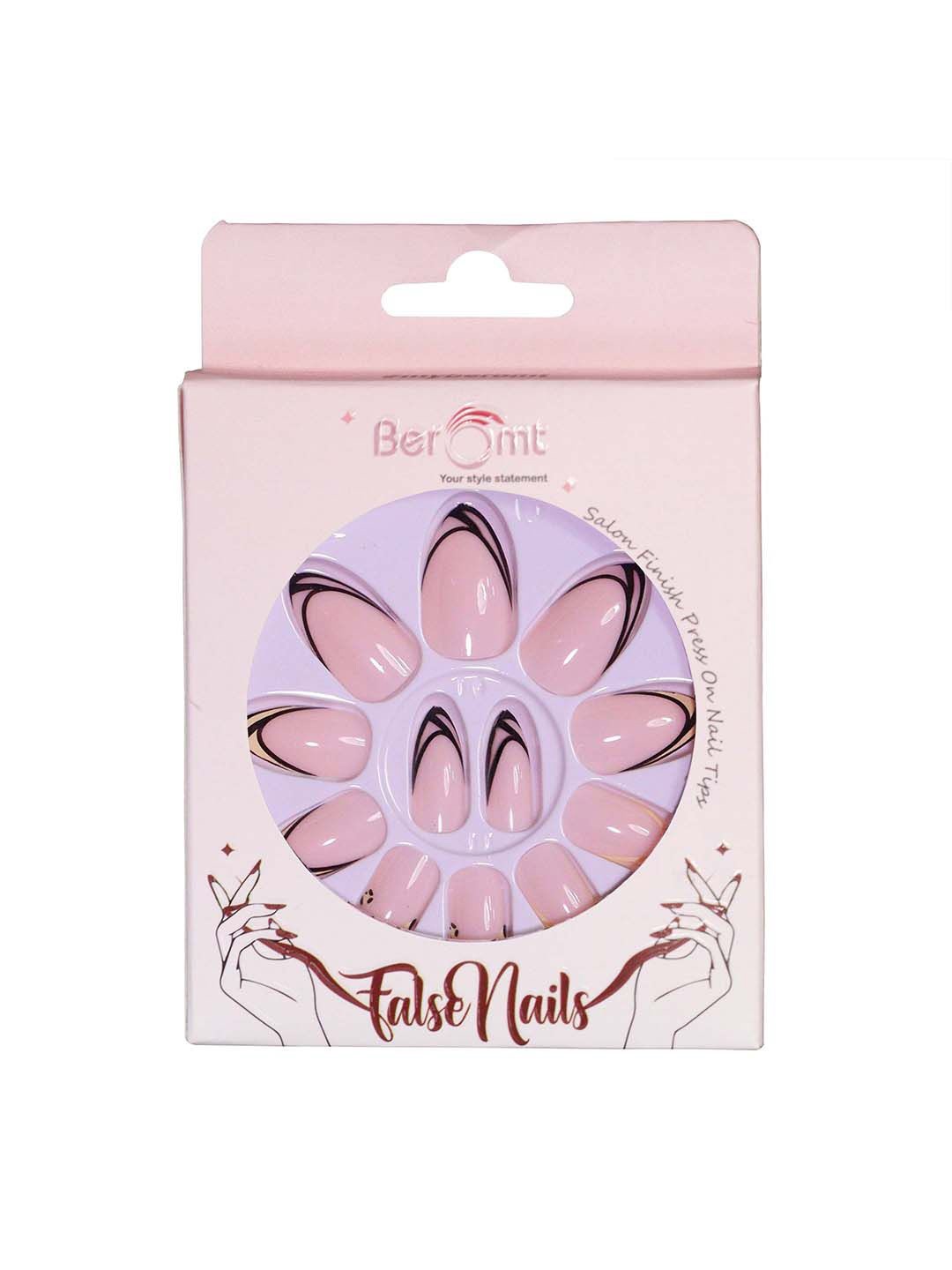BEROMT Set Of 12 Salon Finish Press On Nail Tip With Application Kit - BFN330FN, Pink
BEROMT Set Of 12 Salon Finish Press On Nail Tip With Application Kit - BFN330FN, Pink