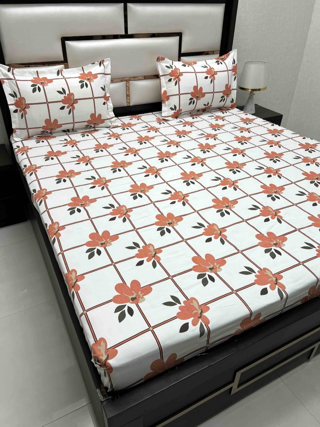 Pure Decor Queen Size Double Bed Bedsheet With 2 Pillow Covers 2.28 m x 2.54 m, Orange
Pure Decor Queen Size Double Bed Bedsheet With 2 Pillow Covers 2.28 m x 2.54 m, Orange