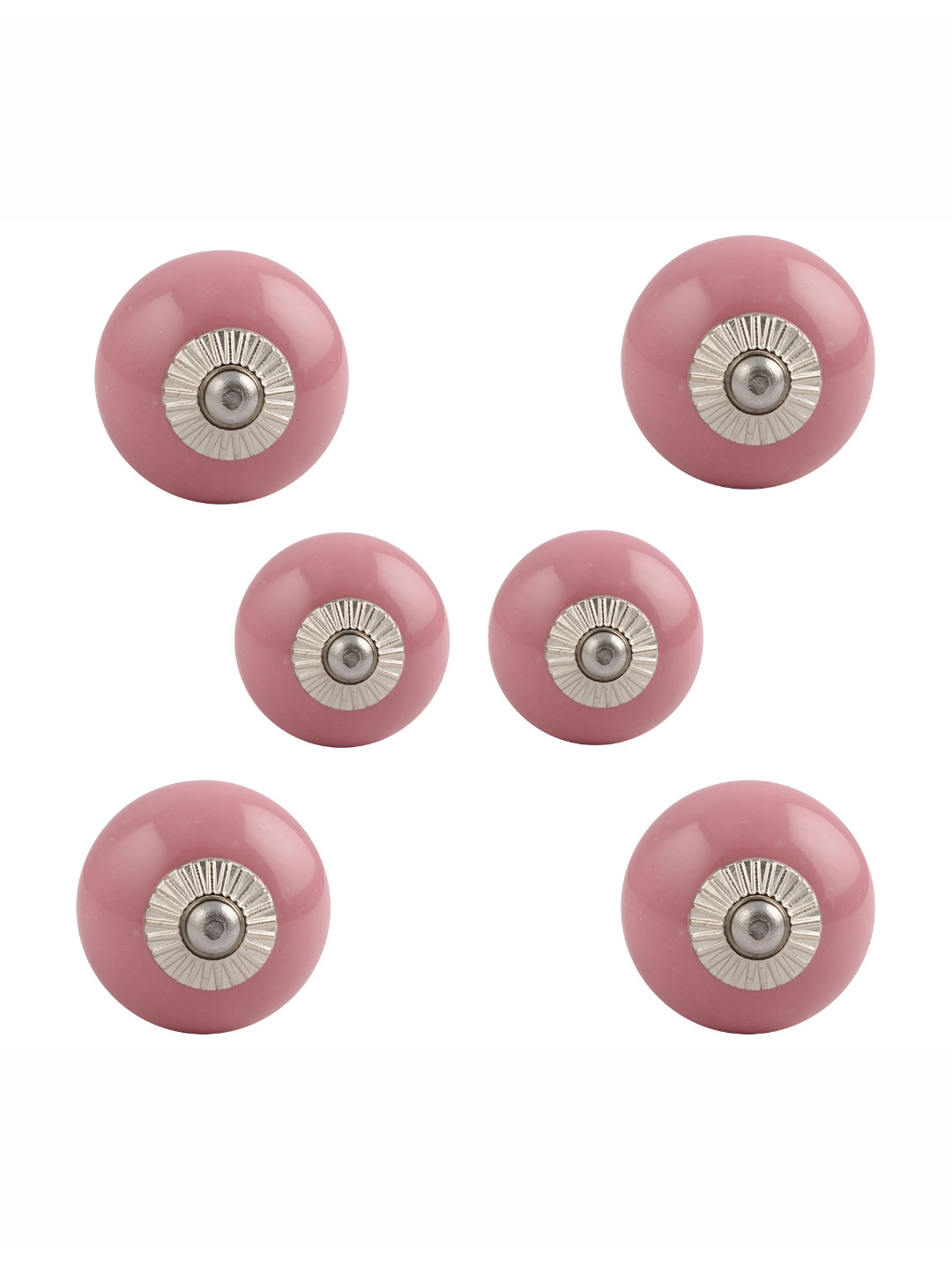 Indianshelf Pink 6 Pieces Ceramic Round Knobs
Indianshelf Pink 6 Pieces Ceramic Round Knobs