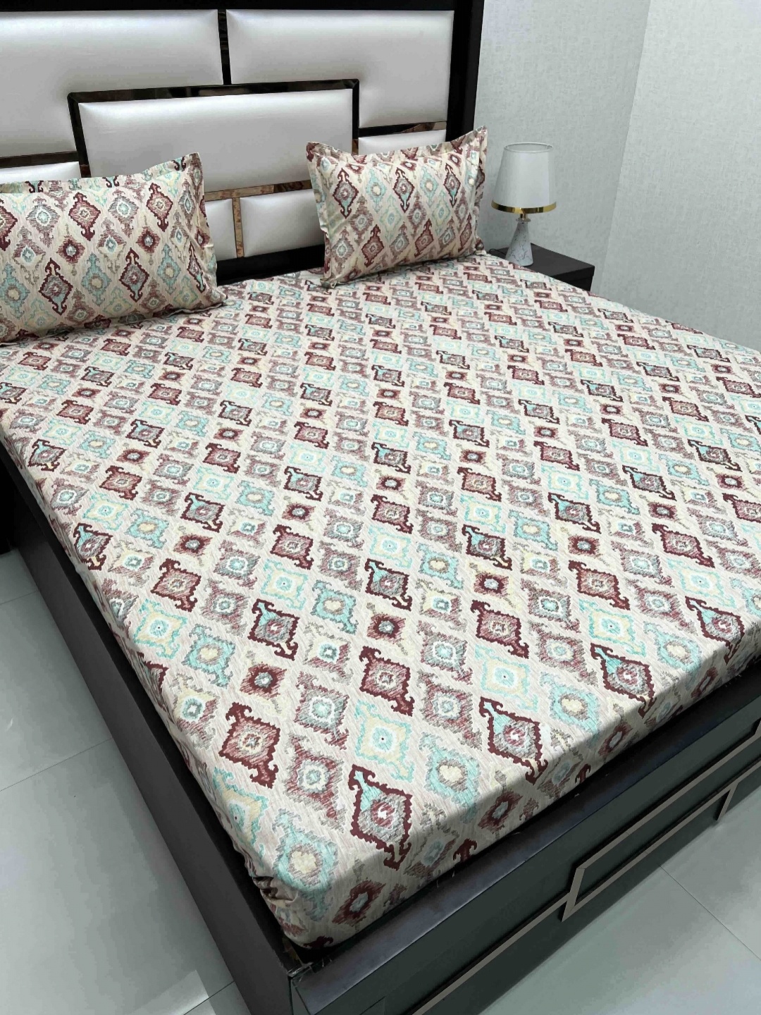 Pure Decor Cotton Queen Size Double Bedsheet With 2 Pillow Covers 2.28m X 2.54m, Beige
Pure Decor Cotton Queen Size Double Bedsheet With 2 Pillow Covers 2.28m X 2.54m, Beige