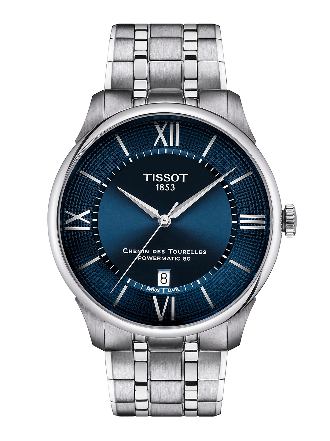 TISSOT Men Dial & Stainless Steel Bracelet Style Straps Analogue WatchT1394071104800-, Blue
TISSOT Men Dial & Stainless Steel Bracelet Style Straps Analogue WatchT1394071104800-, Blue