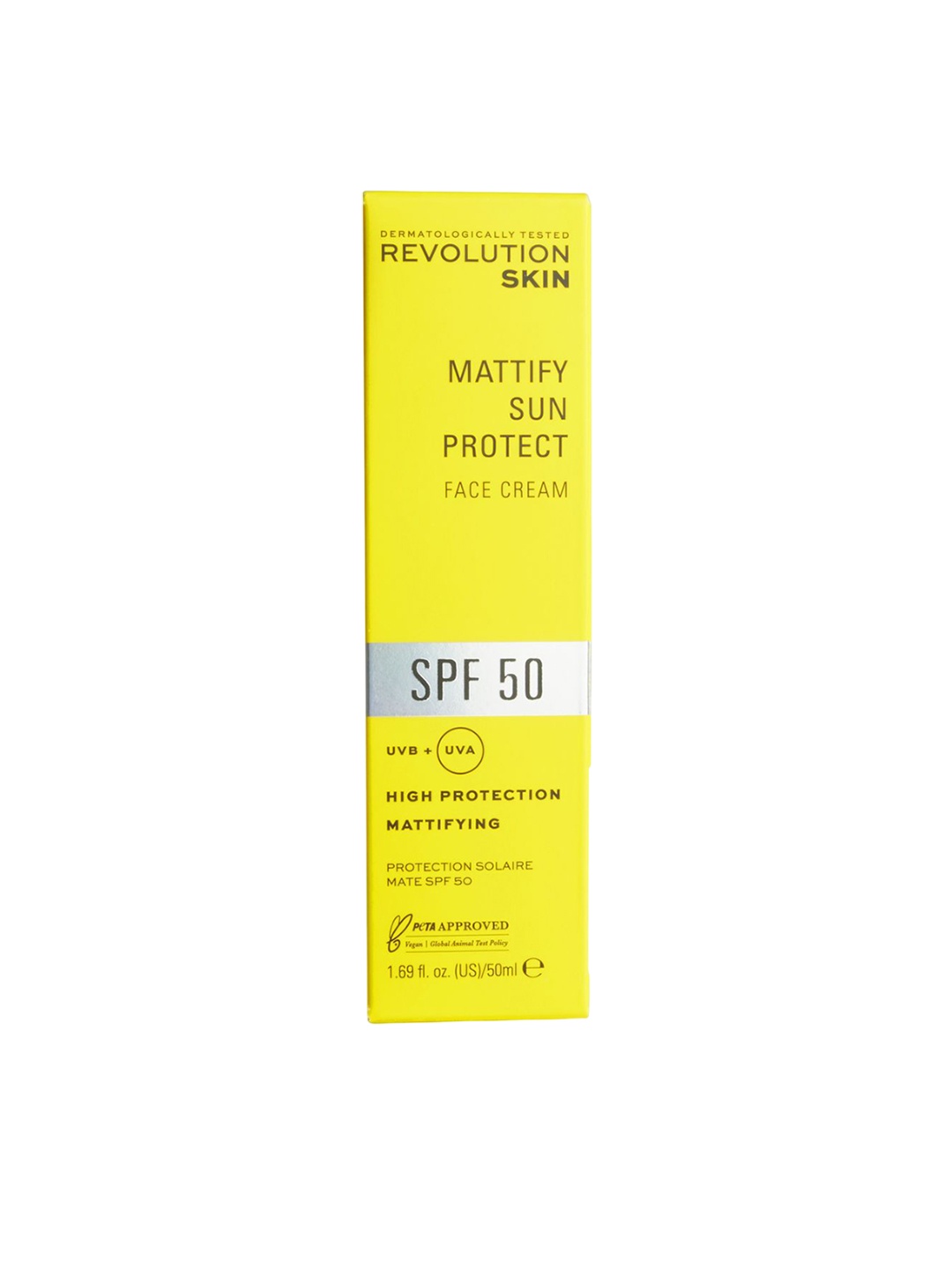 Makeup Revolution London Mattify Sun Protect Sunscreen SPF 50 With Vitamin E - 50 ml, White
Makeup Revolution London Mattify Sun Protect Sunscreen SPF 50 With Vitamin E - 50 ml, White