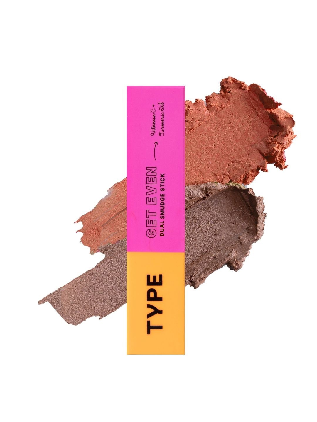 TYPE BEAUTY INC Get Even Dual Smudge Stick With Vitamin C - 12 g - Bubbly-Salmon, Brown
TYPE BEAUTY INC Get Even Dual Smudge Stick With Vitamin C - 12 g - Bubbly-Salmon, Brown