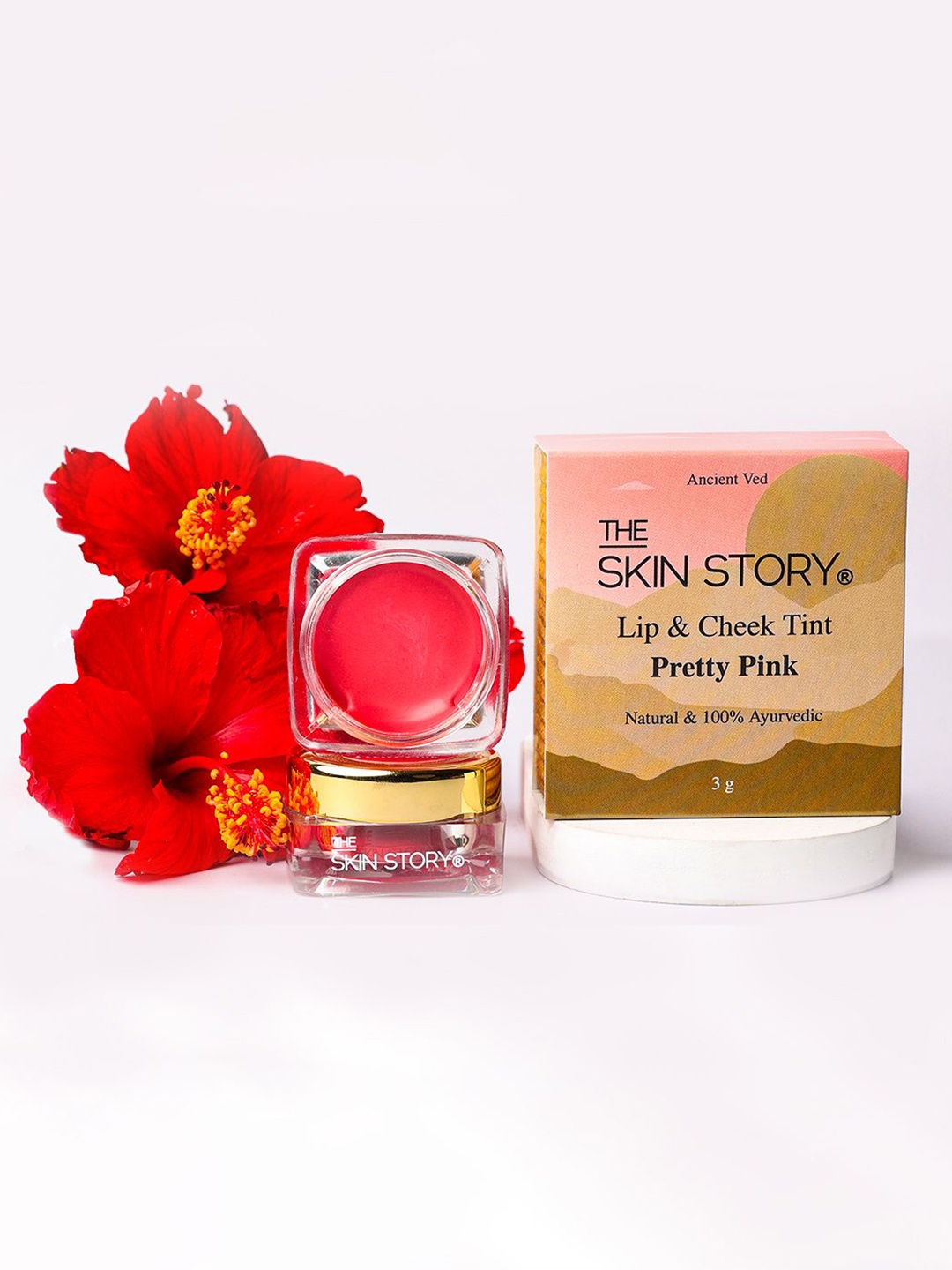 THE SKIN STORY Ayurvedic & Natural Lip & Cheek Tint With Vitamin E - 3 g - Pretty Pink
THE SKIN STORY Ayurvedic & Natural Lip & Cheek Tint With Vitamin E - 3 g - Pretty Pink
