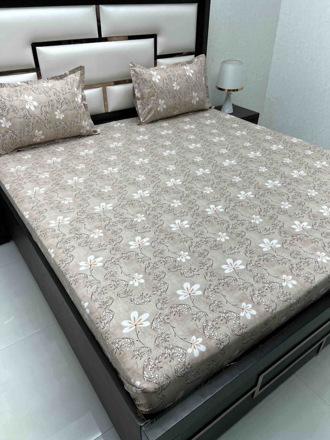 Pure Decor Cotton Queen Size Double Bedsheet With 2 Pillow Covers 2.28m X 2.54m, Brown
Pure Decor Cotton Queen Size Double Bedsheet With 2 Pillow Covers 2.28m X 2.54m, Brown