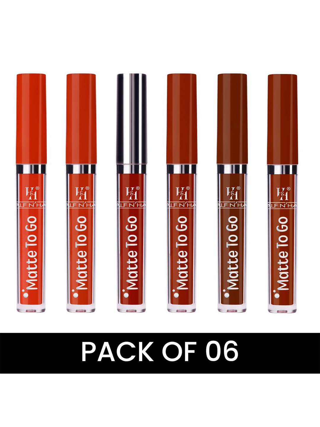 Half N Half Matte To Go Set Of 6 Lipstick With Vitamin E - 2.5 ml Each -Wedding Favour-01, Red
Half N Half Matte To Go Set Of 6 Lipstick With Vitamin E - 2.5 ml Each -Wedding Favour-01, Red