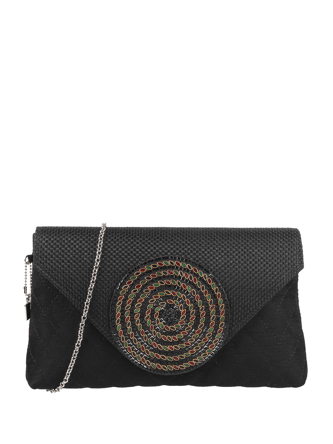 Cheemo Embellished Envelope Clutch, Black
Cheemo Embellished Envelope Clutch, Black