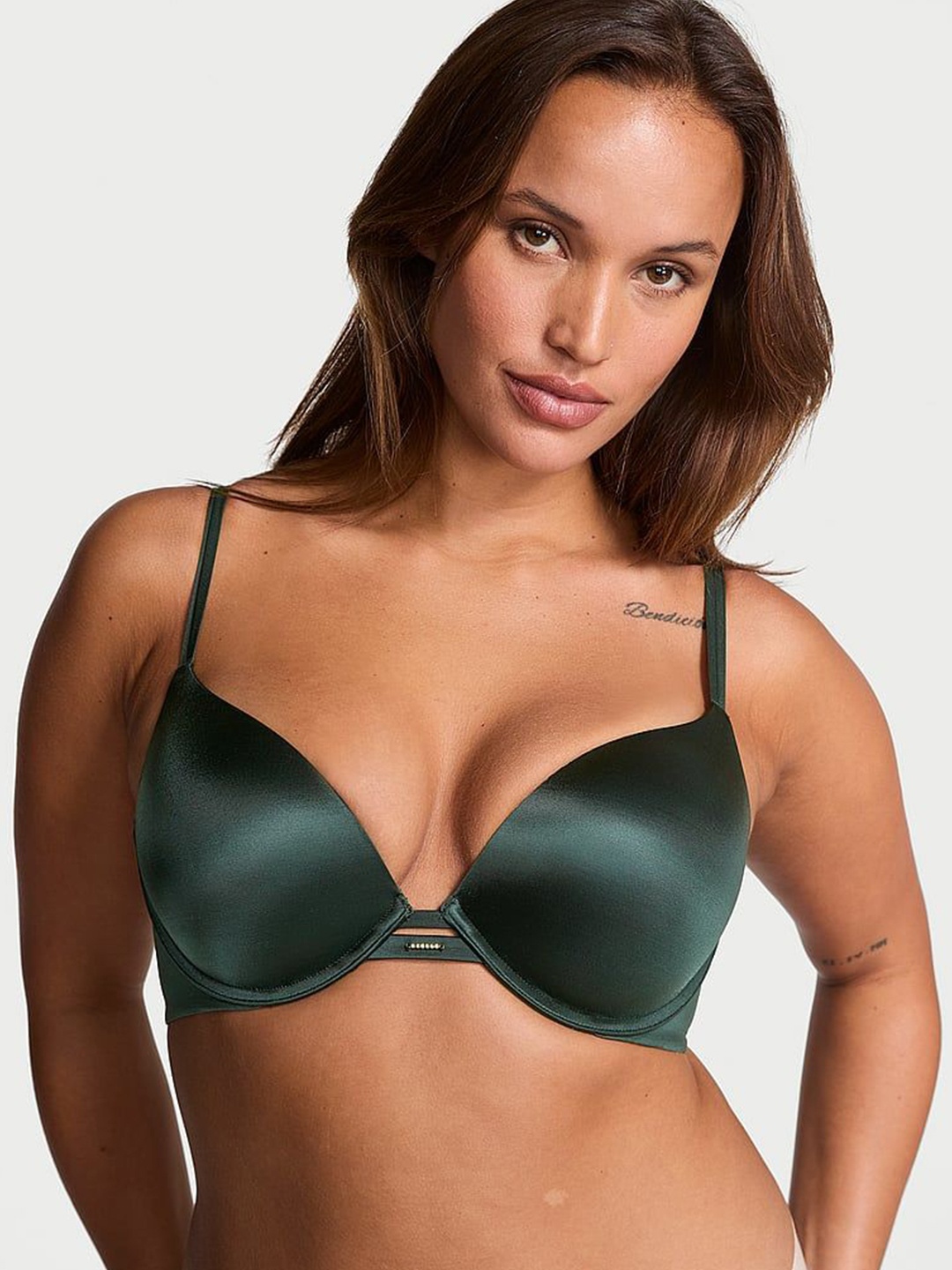 Victoria's Secret Women Medium Coverage Underwired Heavily Padded Push-Up Bra, Green
Victoria's Secret Women Medium Coverage Underwired Heavily Padded Push-Up Bra, Green