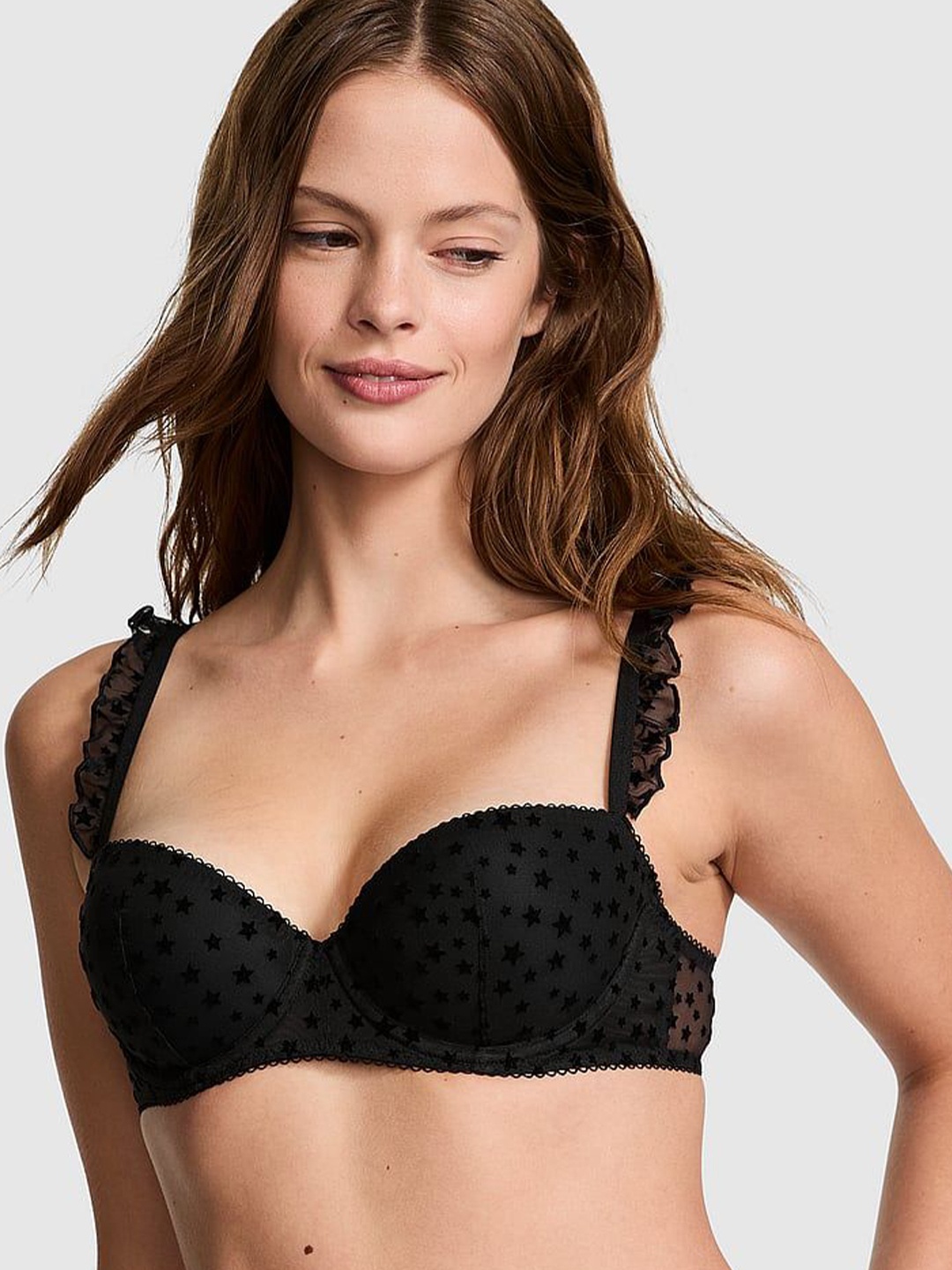 Victoria's Secret Women Half Coverage Underwired Heavily Padded Balconette Bra, Black
Victoria's Secret Women Half Coverage Underwired Heavily Padded Balconette Bra, Black