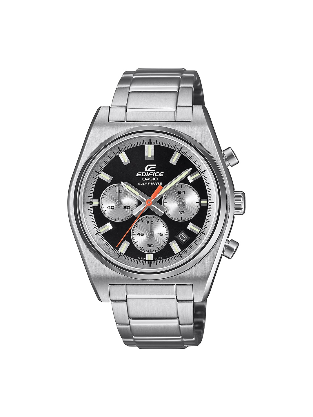 CASIO Men Dial & Stainless Steel Cuff Straps Analogue Chronograph Watch ED633, Silver
CASIO Men Dial & Stainless Steel Cuff Straps Analogue Chronograph Watch ED633, Silver